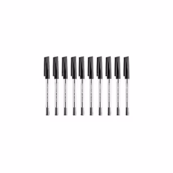 Medium 0.5mm 430 M Stick Ballpoint Pens Writing Pen Smooth - Black Ink (10)