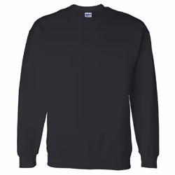 Gildan DryBlend Adult Set-In Crew Neck Sweatshirt (13 Colours) - XL, Black
