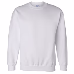 Gildan DryBlend Adult Set-In Crew Neck Sweatshirt (13 Colours) - S, White