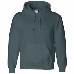Gildan Heavyweight DryBlend Adult Unisex Hooded Sweatshirt Top / Hoodie (13 Colours) - S, Forest Green