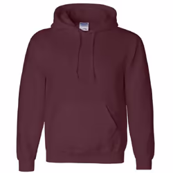 Gildan Heavyweight DryBlend Adult Unisex Hooded Sweatshirt Top / Hoodie (13 Colours) - S, Maroon
