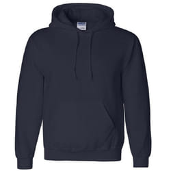 Gildan Heavyweight DryBlend Adult Unisex Hooded Sweatshirt Top / Hoodie (13 Colours) - S, Navy