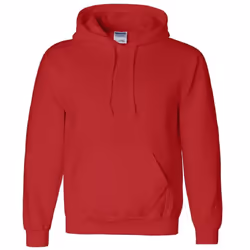 Gildan Heavyweight DryBlend Adult Unisex Hooded Sweatshirt Top / Hoodie (13 Colours) - M, Red