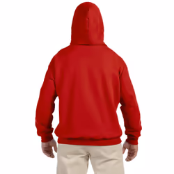 Gildan Heavyweight DryBlend Adult Unisex Hooded Sweatshirt Top / Hoodie (13 Colours) - M, Red