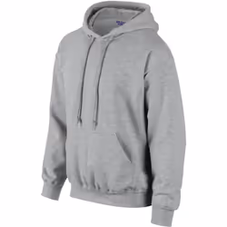 Gildan Heavyweight DryBlend Adult Unisex Hooded Sweatshirt Top / Hoodie (13 Colours) - S, Sport Grey