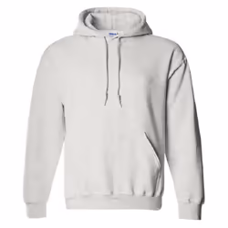Gildan Heavyweight DryBlend Adult Unisex Hooded Sweatshirt Top / Hoodie (13 Colours) - 2XL, White