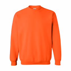 Gildan Heavy Blend Unisex Adult Crewneck Sweatshirt - S, Orange