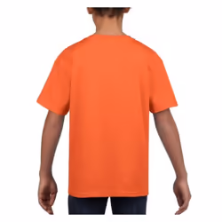 Gildan Childrens Unisex Soft Style T-Shirt - XL, Orange