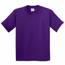 Gildan Childrens Unisex Soft Style T-Shirt - XS, Purple