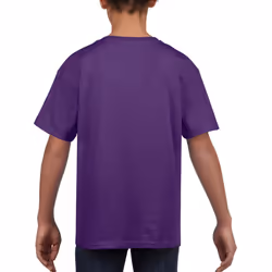 Gildan Childrens Unisex Soft Style T-Shirt - XS, Purple