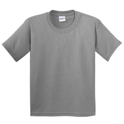 ) Gildan Childrens Unisex Soft Style T-Shirt - XS, Sport Grey (RS
