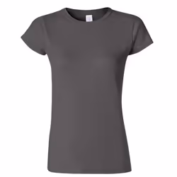 Gildan Ladies Soft Style Short Sleeve T-Shirt - M, Charcoal