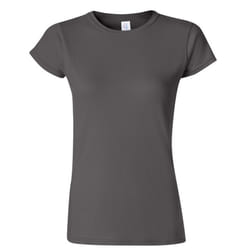 Gildan Ladies Soft Style Short Sleeve T-Shirt - 2XL, Charcoal
