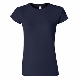 Gildan Ladies Soft Style Short Sleeve T-Shirt - L, Navy
