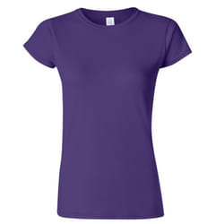 Gildan Ladies Soft Style Short Sleeve T-Shirt - L, Purple