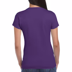 Gildan Ladies Soft Style Short Sleeve T-Shirt - 2XL, Purple
