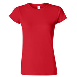 Gildan Ladies Soft Style Short Sleeve T-Shirt - 2XL, Red