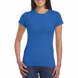 Gildan Ladies Soft Style Short Sleeve T-Shirt - XL, Royal