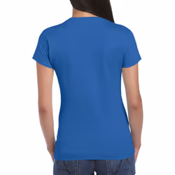 Gildan Ladies Soft Style Short Sleeve T-Shirt - XL, Royal