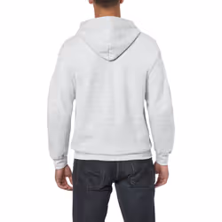 Gildan Heavy Blend Unisex Adult Full Zip Hooded Sweatshirt Top - L, Ash