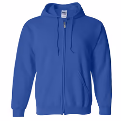 Gildan Heavy Blend Unisex Adult Full Zip Hooded Sweatshirt Top - S, Navy