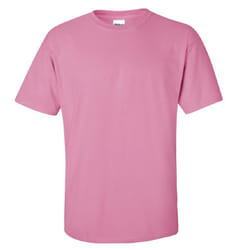 Gildan Mens Ultra Cotton Short Sleeve T-Shirt - 2XL, Azalea