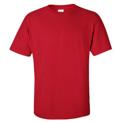 Gildan Mens Ultra Cotton Short Sleeve T-Shirt - L, Cherry Red