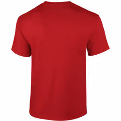 Gildan Mens Ultra Cotton Short Sleeve T-Shirt - L, Cherry Red
