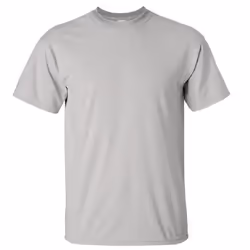 Gildan Mens Ultra Cotton Short Sleeve T-Shirt - L, Ice Grey