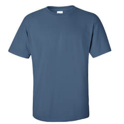 Gildan Mens Ultra Cotton Short Sleeve T-Shirt - M, Indigo Blue