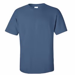Gildan Mens Ultra Cotton Short Sleeve T-Shirt - XL, Indigo Blue