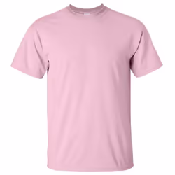 Gildan Mens Ultra Cotton Short Sleeve T-Shirt - XL, Light Pink