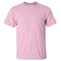 Gildan Mens Ultra Cotton Short Sleeve T-Shirt - 2XL, Light Pink