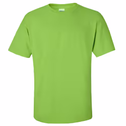 Gildan Mens Ultra Cotton Short Sleeve T-Shirt - L, Lime
