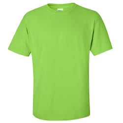 Gildan Mens Ultra Cotton Short Sleeve T-Shirt - L, Lime