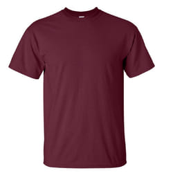 Gildan Mens Ultra Cotton Short Sleeve T-Shirt - L, Maroon