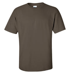 Gildan Mens Ultra Cotton Short Sleeve T-Shirt - 2XL, Olive