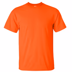 Gildan Mens Ultra Cotton Short Sleeve T-Shirt - XL, Orange