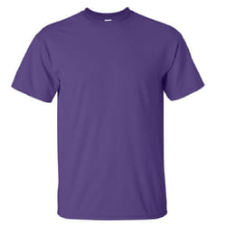 Gildan Mens Ultra Cotton Short Sleeve T-Shirt - 2XL, Purple