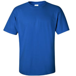 Gildan Mens Ultra Cotton Short Sleeve T-Shirt - 4XL, Royal