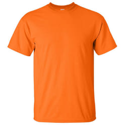 Gildan Mens Ultra Cotton Short Sleeve T-Shirt - S, Safety Orange