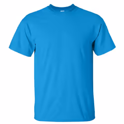 Gildan Mens Ultra Cotton Short Sleeve T-Shirt - XL, Saphire