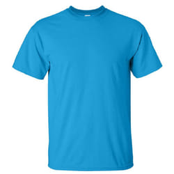 Gildan Mens Ultra Cotton Short Sleeve T-Shirt - XL, Saphire
