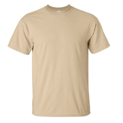Gildan Mens Ultra Cotton Short Sleeve T-Shirt - XL, Tan