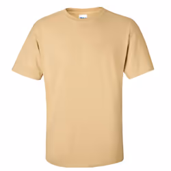 Gildan Mens Ultra Cotton Short Sleeve T-Shirt - XL, Vegas Gold