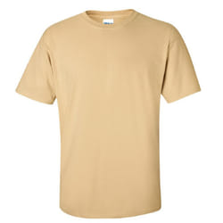 Gildan Mens Ultra Cotton Short Sleeve T-Shirt - 2XL, Vegas Gold