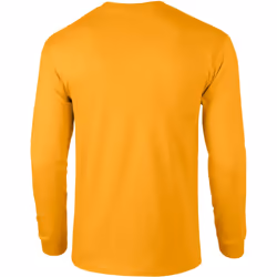 Gildan Mens Plain Crew Neck Ultra Cotton Long Sleeve T-Shirt - S, Carolina Blue
