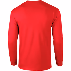 Gildan Mens Plain Crew Neck Ultra Cotton Long Sleeve T-Shirt - L, Irish Green