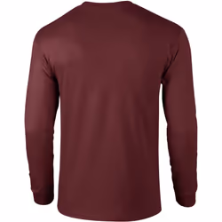Gildan Mens Plain Crew Neck Ultra Cotton Long Sleeve T-Shirt - XL, New Safety Green