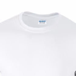 Gildan Mens Plain Crew Neck Ultra Cotton Long Sleeve T-Shirt - XL, White